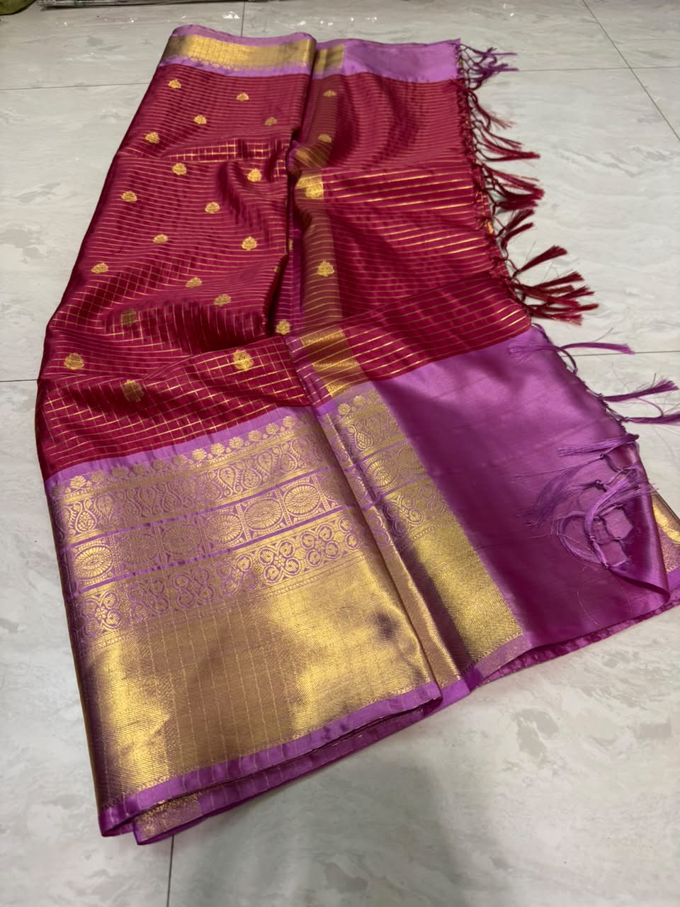 Banarasi Semi Ektara Soft Silk Saree