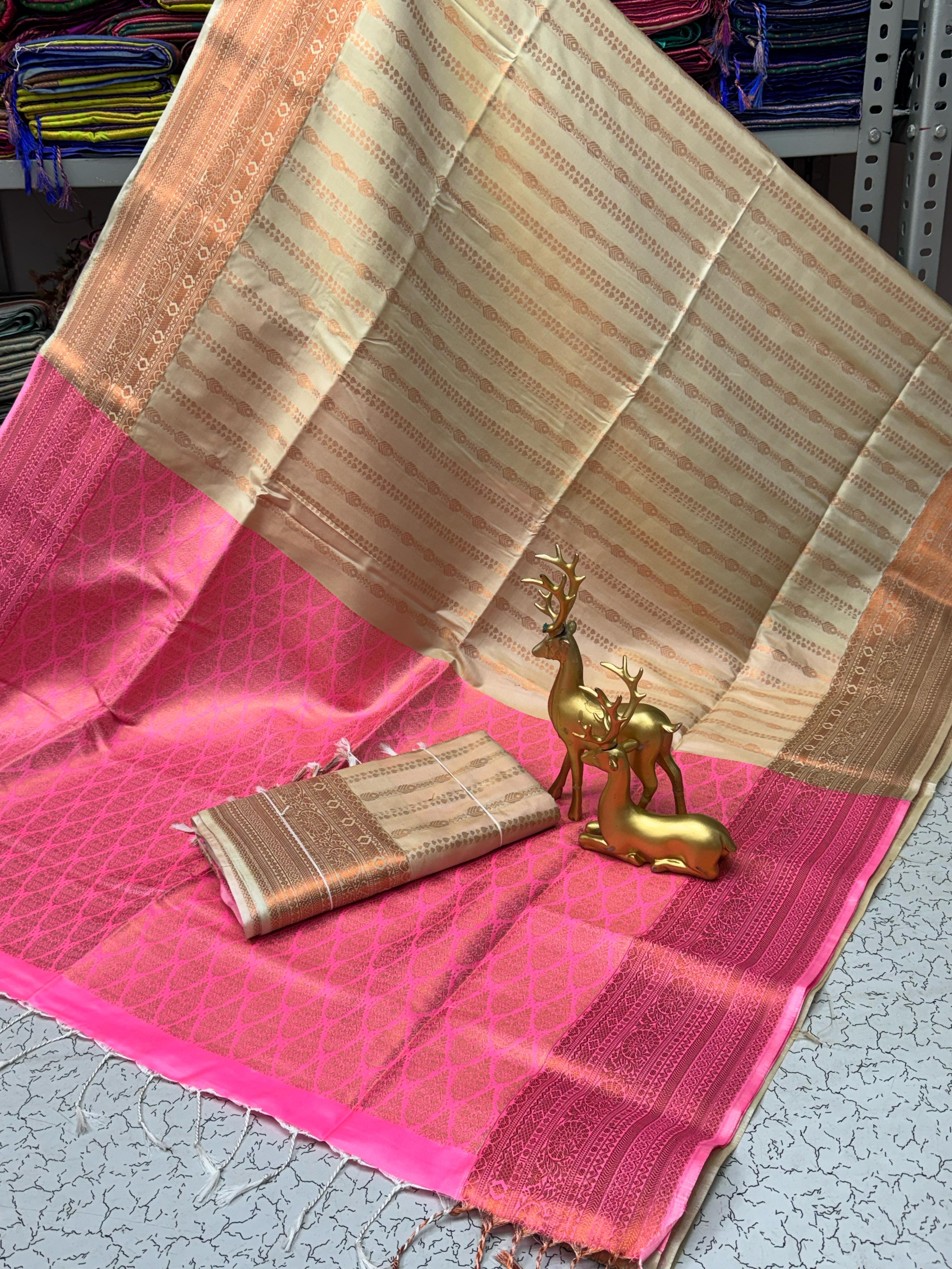 Fancy Soft Silk Bhutta Saree