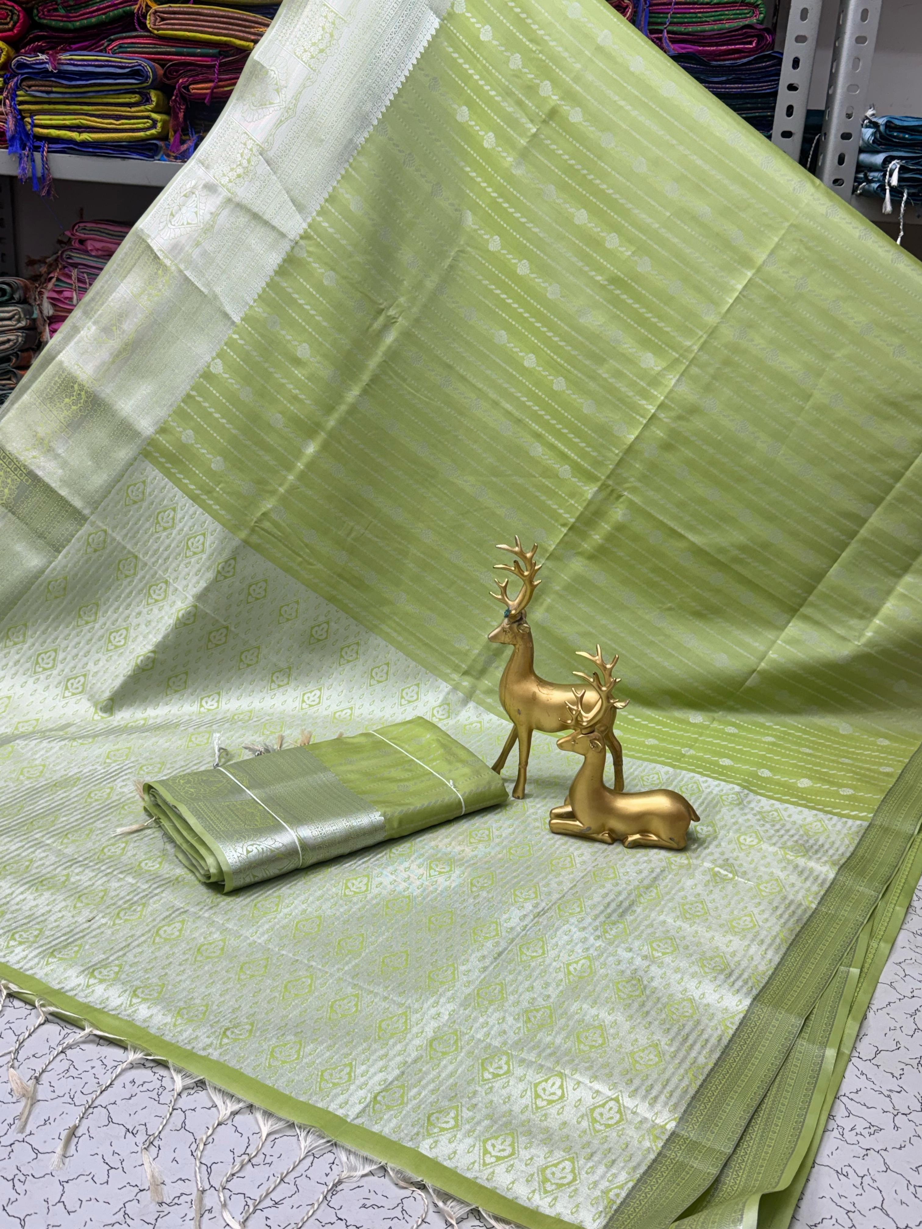 Fancy Soft Silk Bhutta Saree