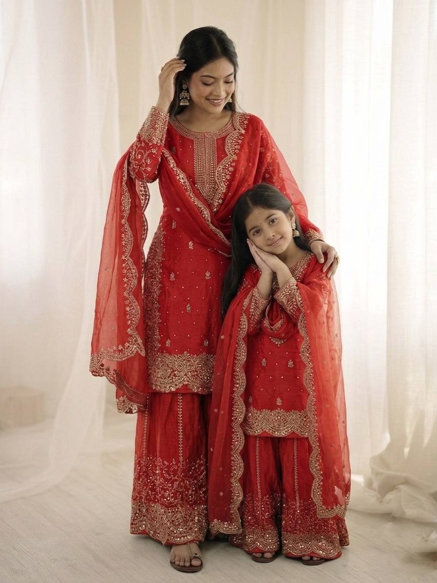 Kids Designer Palazzo Set