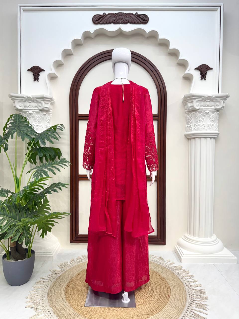 Ethnic Wear Designer Top, Bottom and Dupatta Set