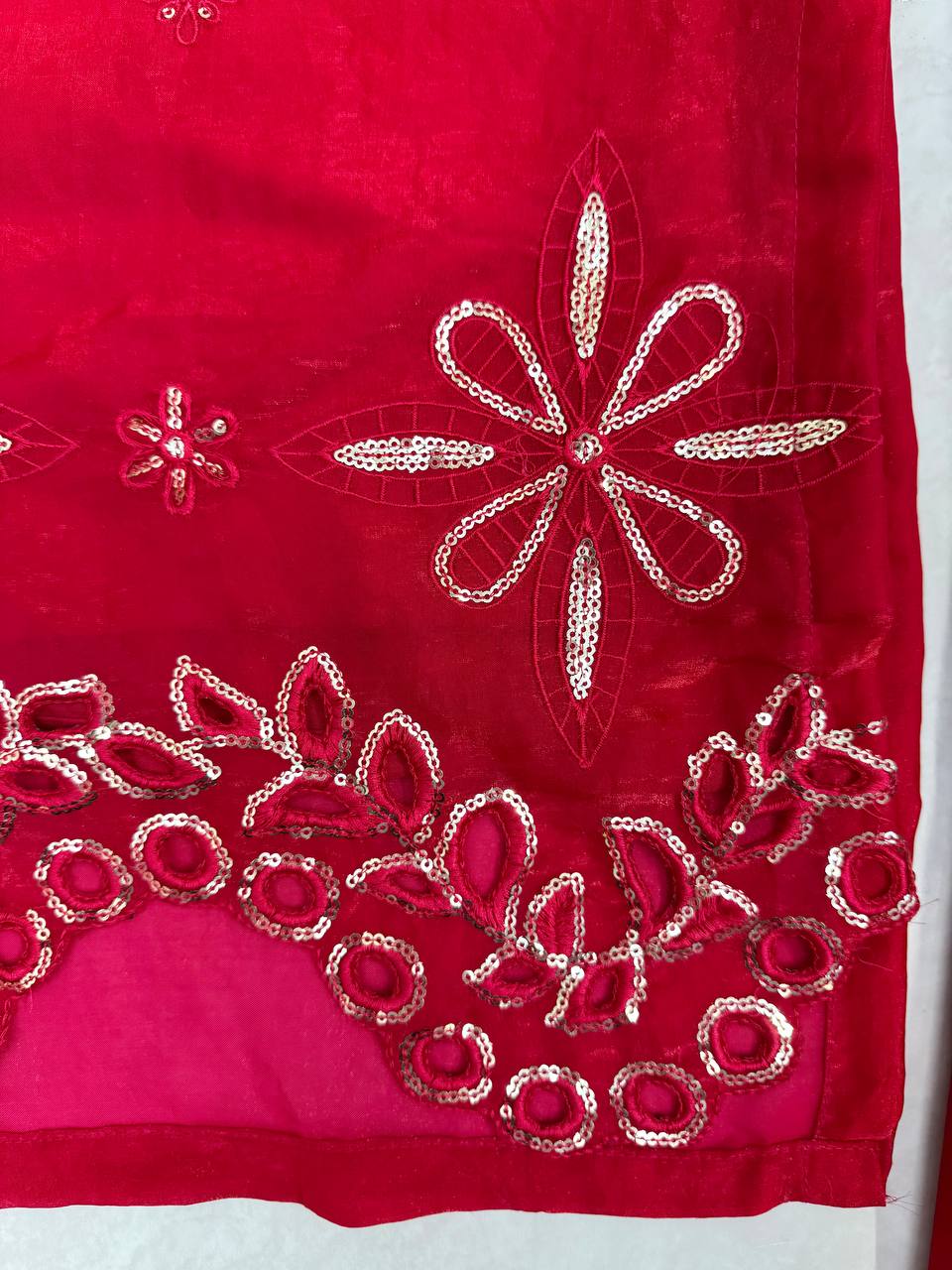 Ethnic Wear Designer Top, Bottom and Dupatta Set