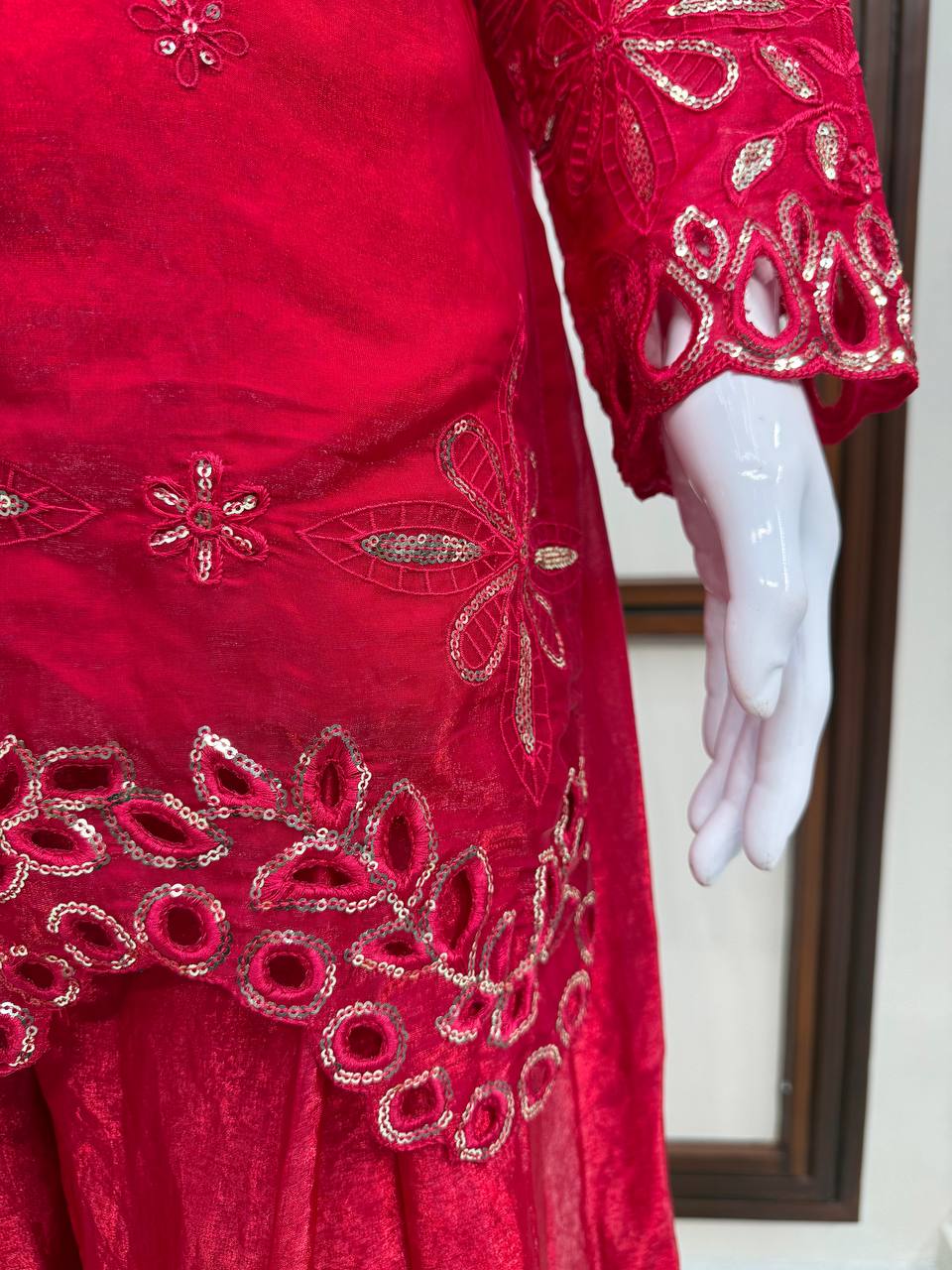 Ethnic Wear Designer Top, Bottom and Dupatta Set