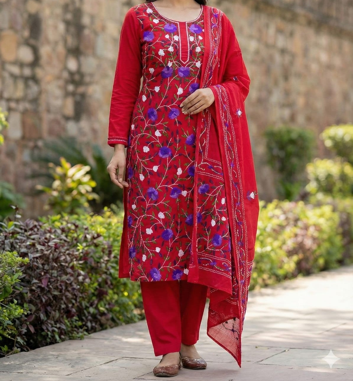 Exclusive Hand Embroidered Dress Material