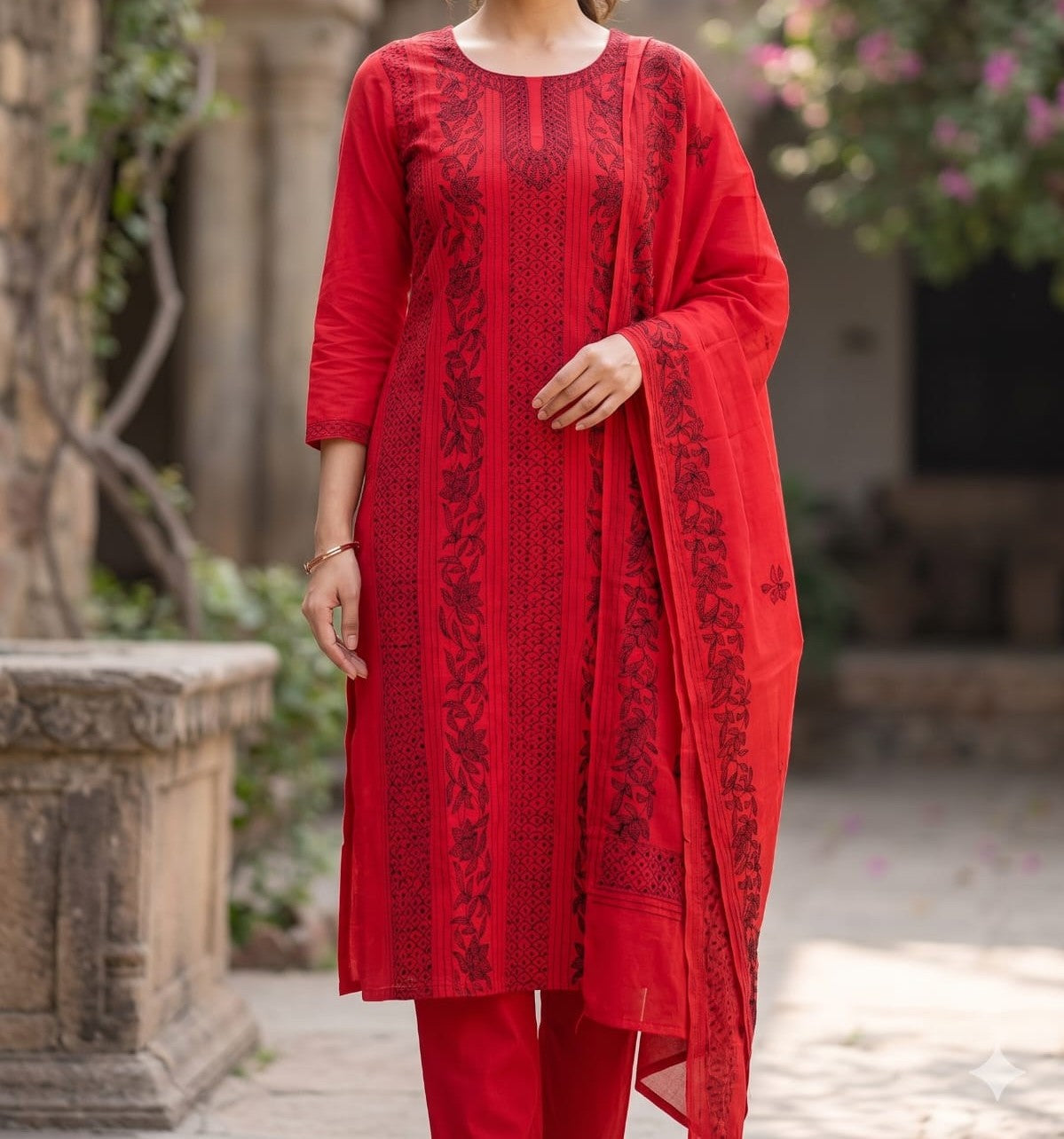 Exclusive Hand Embroidered Dress Material
