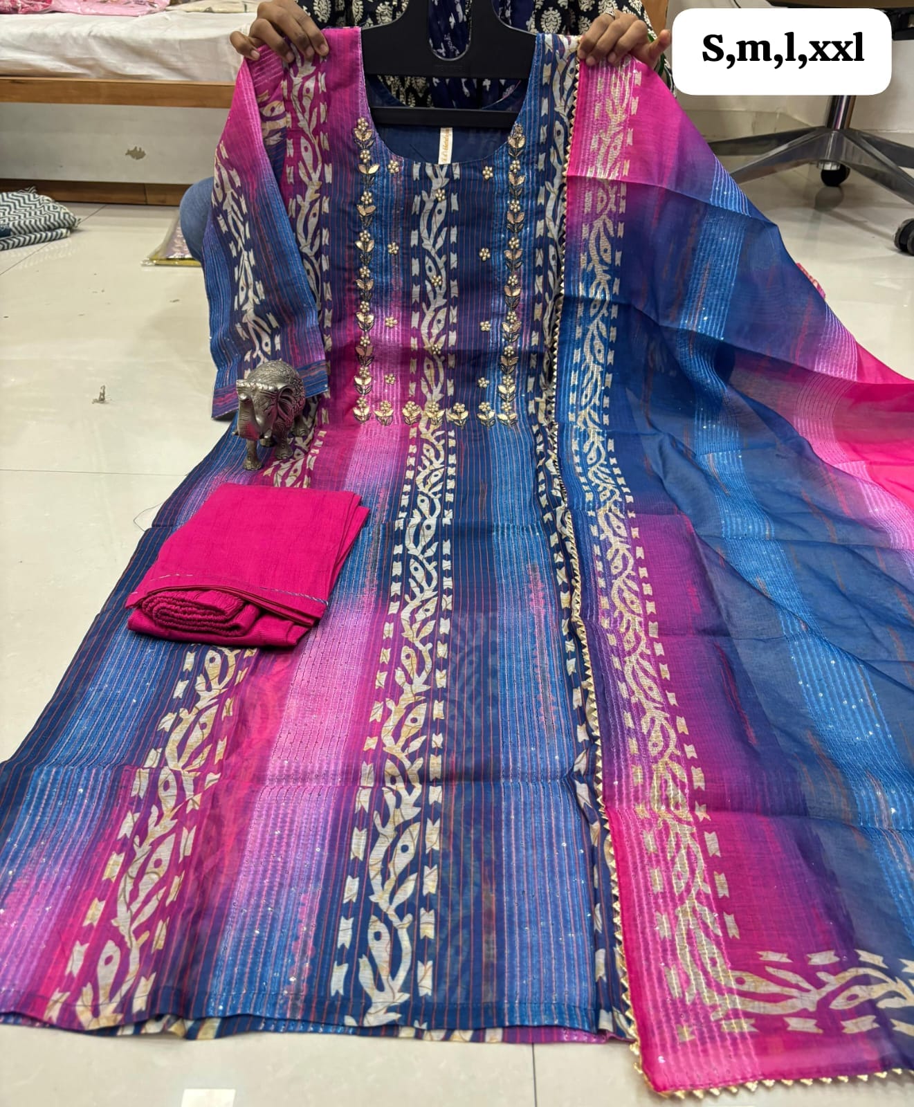Premium Handwork Kurti Set