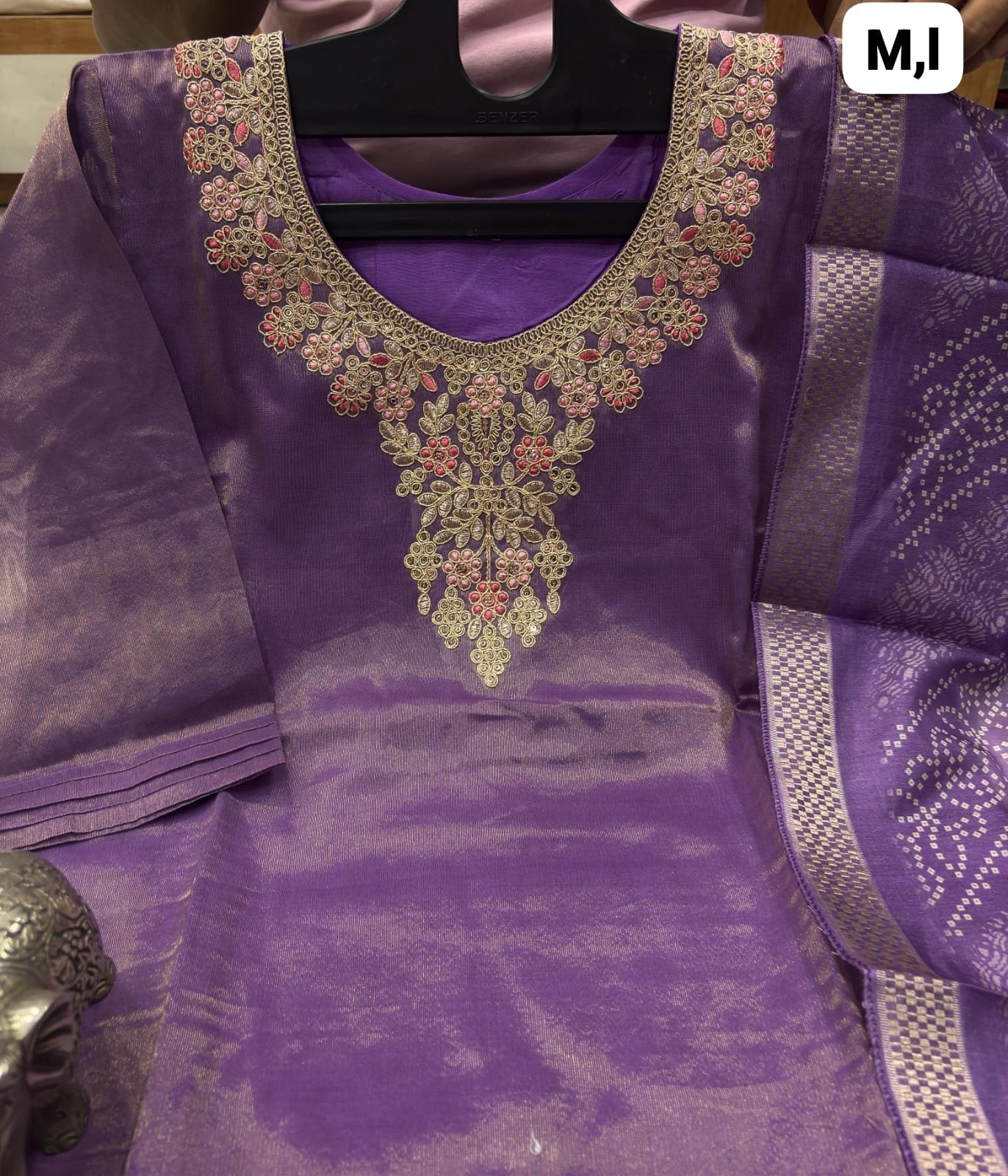 Premium Handwork Kurti Set