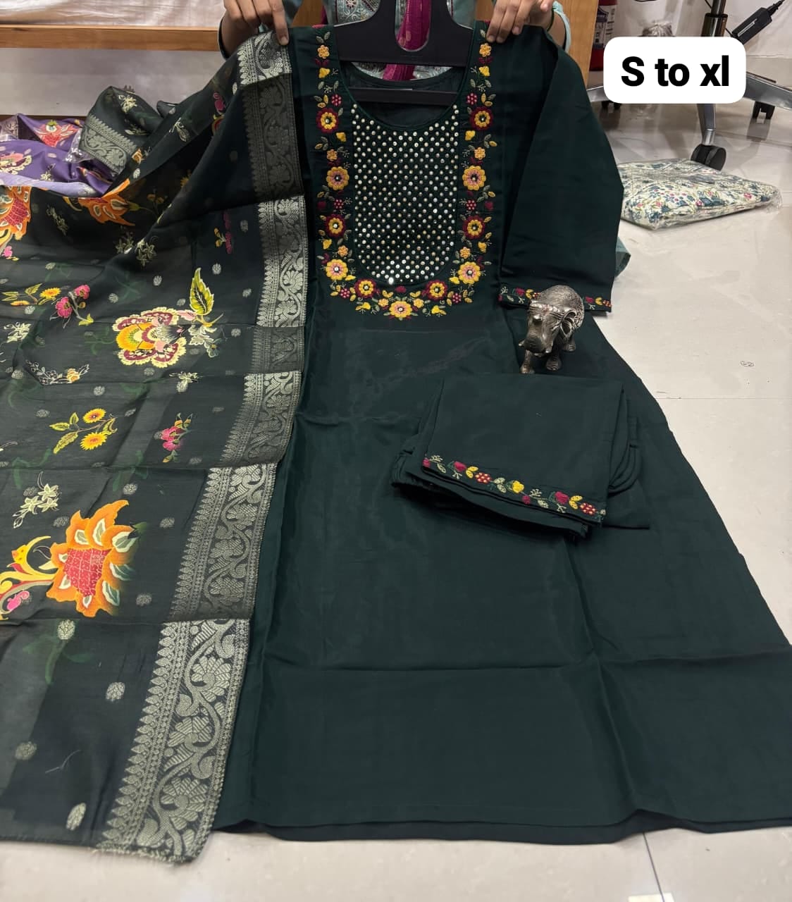 Premium Handwork Kurti Set