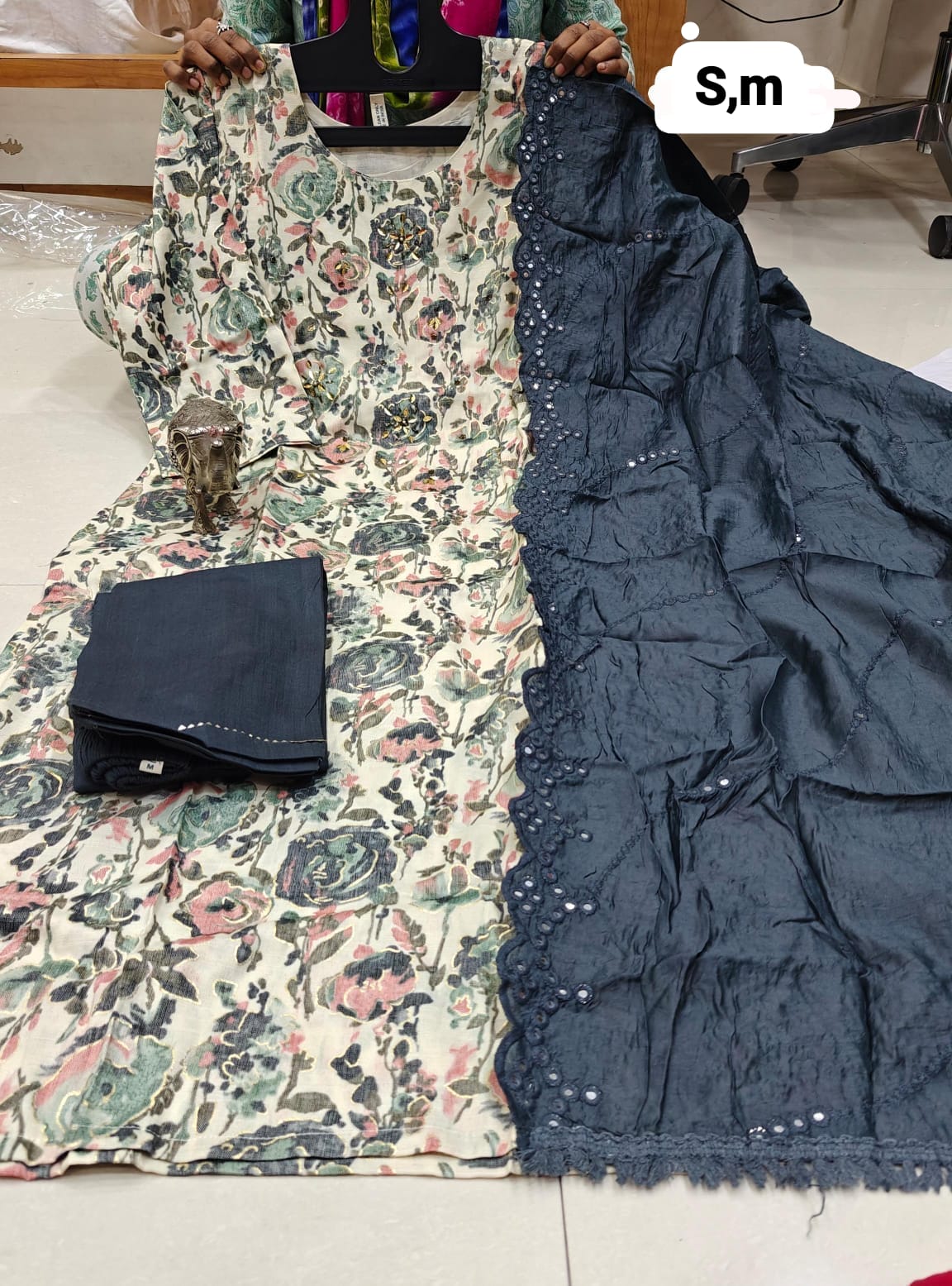 Premium Handwork Kurti Set