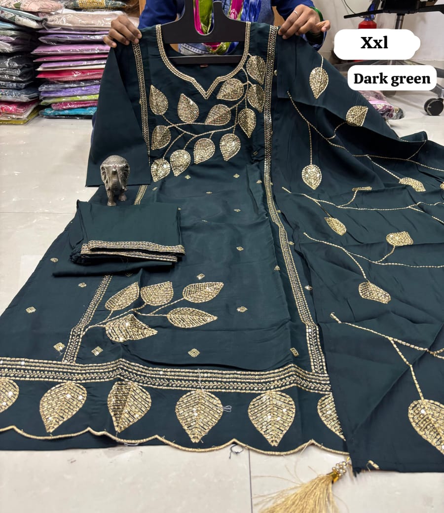Premium Handwork Kurti Set
