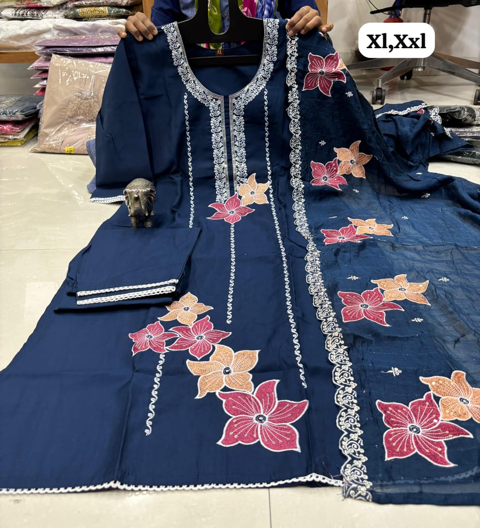 Premium Handwork Kurti Set
