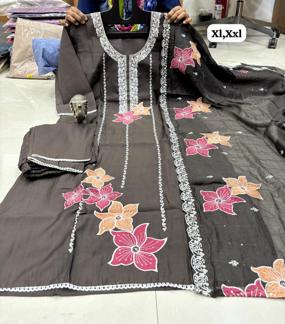 Premium Handwork Kurti Set