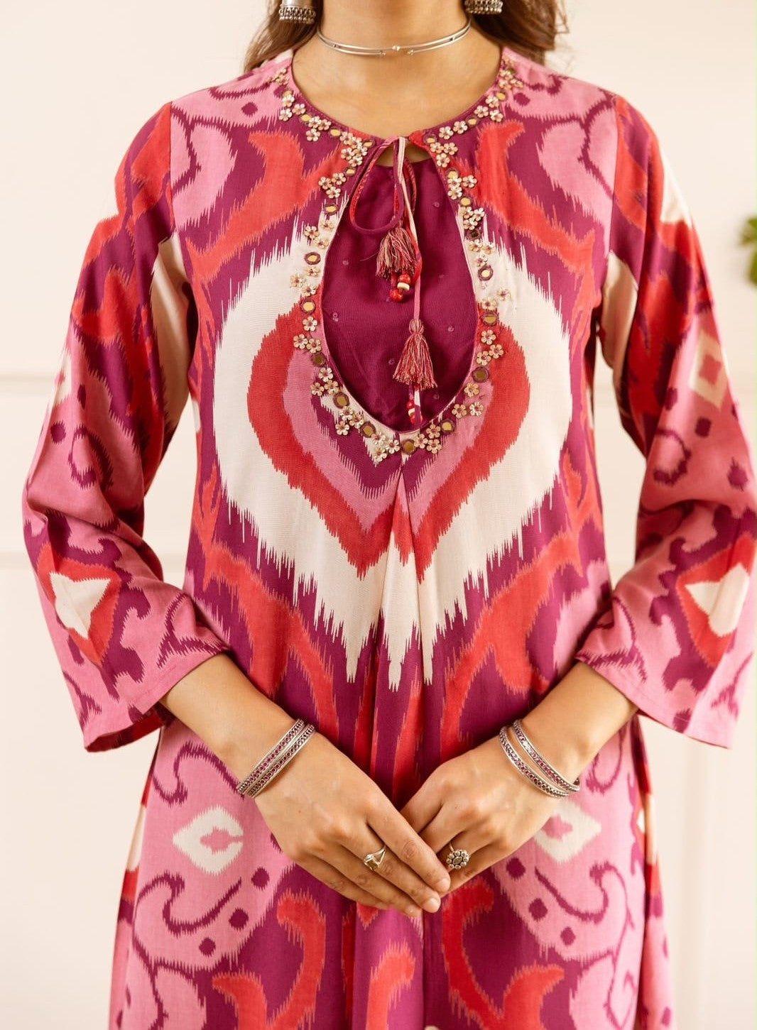 Ikkat Print Co-ord Set