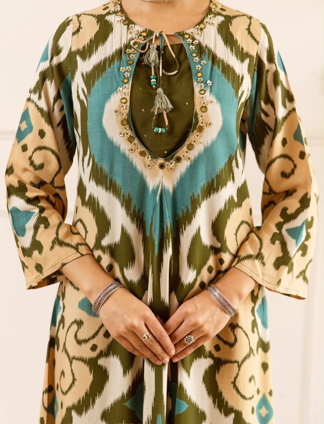 Ikkat Print Co-ord Set