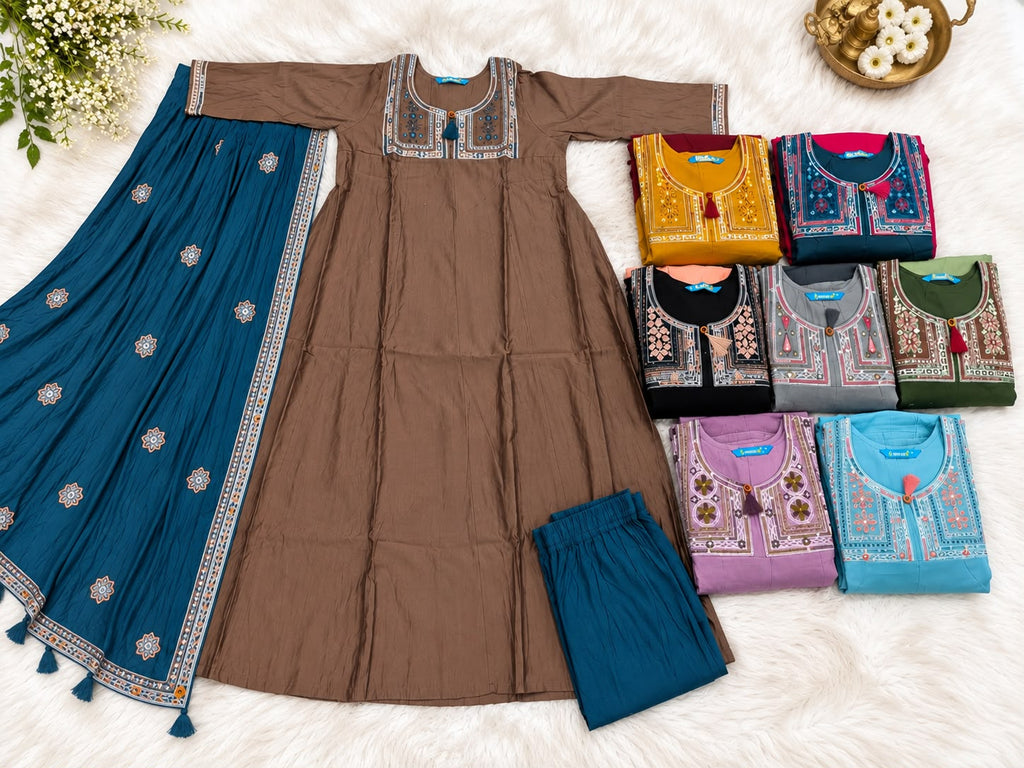 Ladli Premium 3-Piece Designer Suit Set
