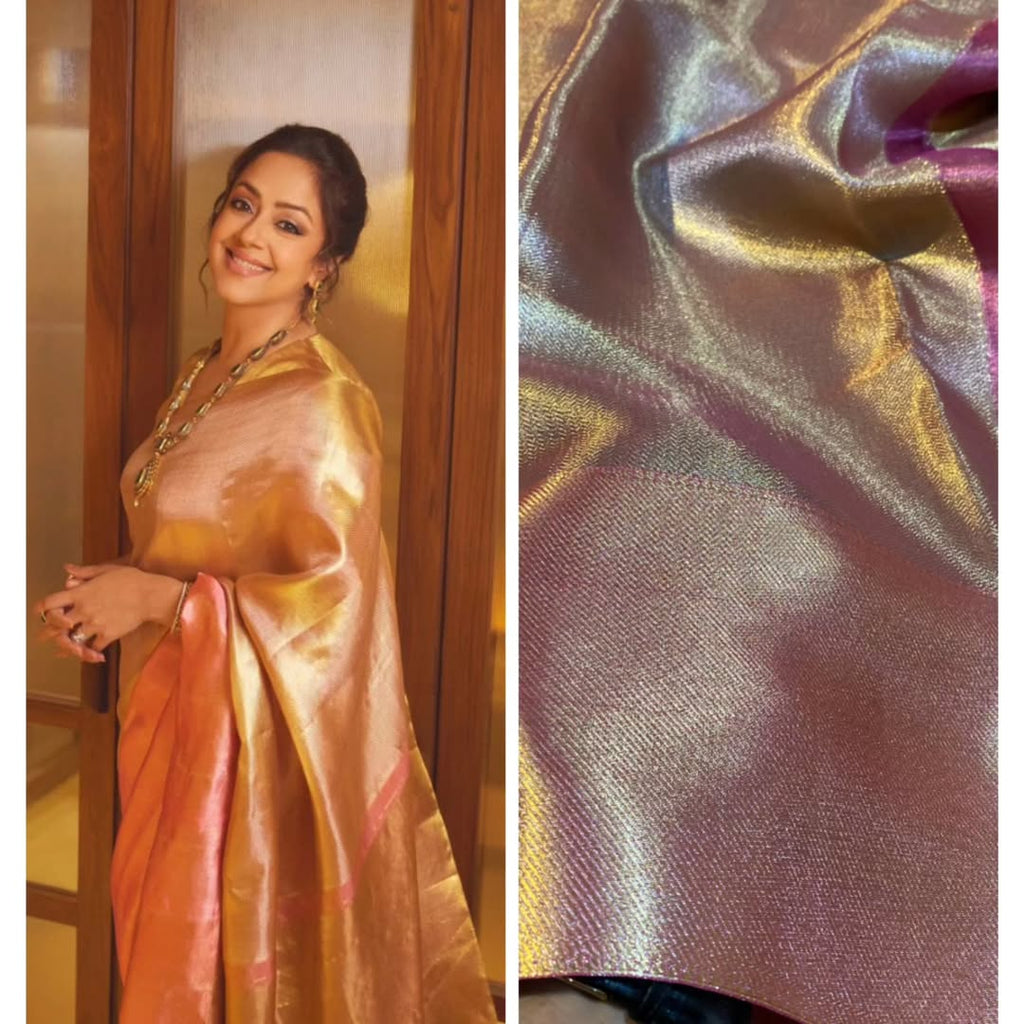 Jyothika inspired 1 Gram Gold Saree
