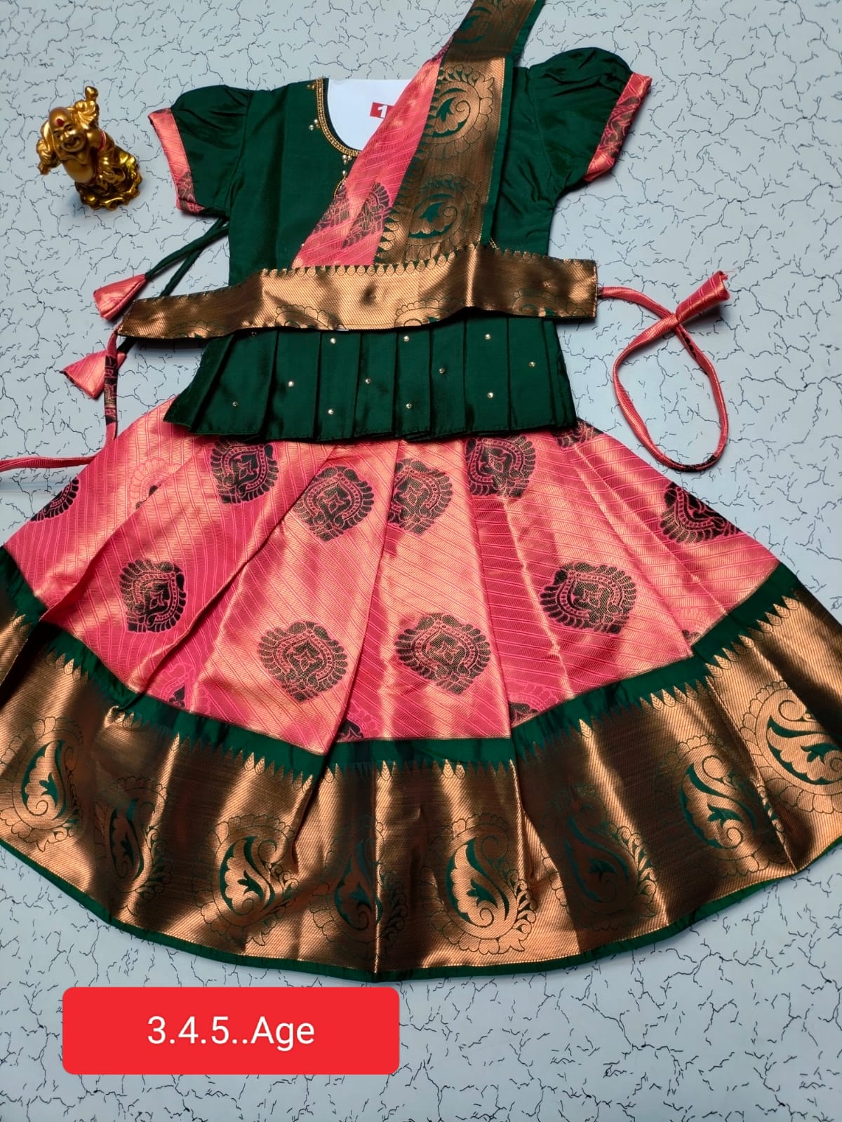 Traditional Pattu Pavadai Set