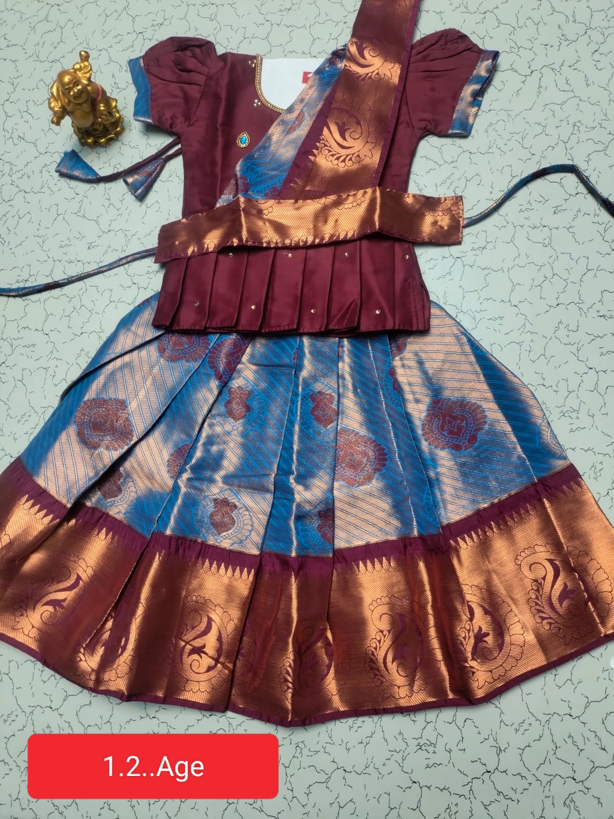Traditional Pattu Pavadai Set