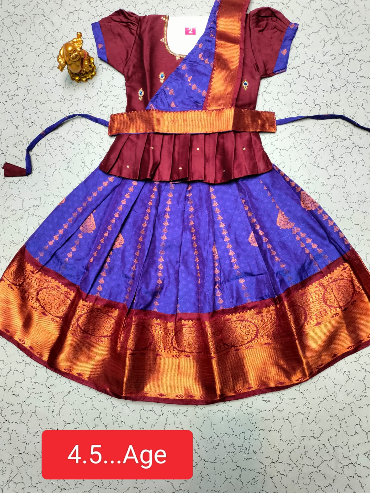 Traditional Pattu Pavadai Set