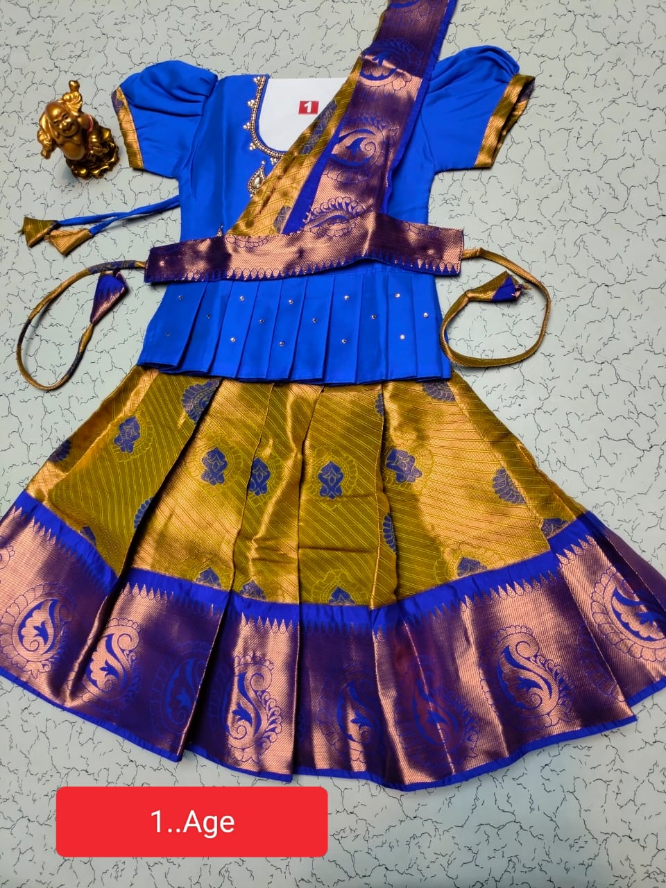 Traditional Pattu Pavadai Set