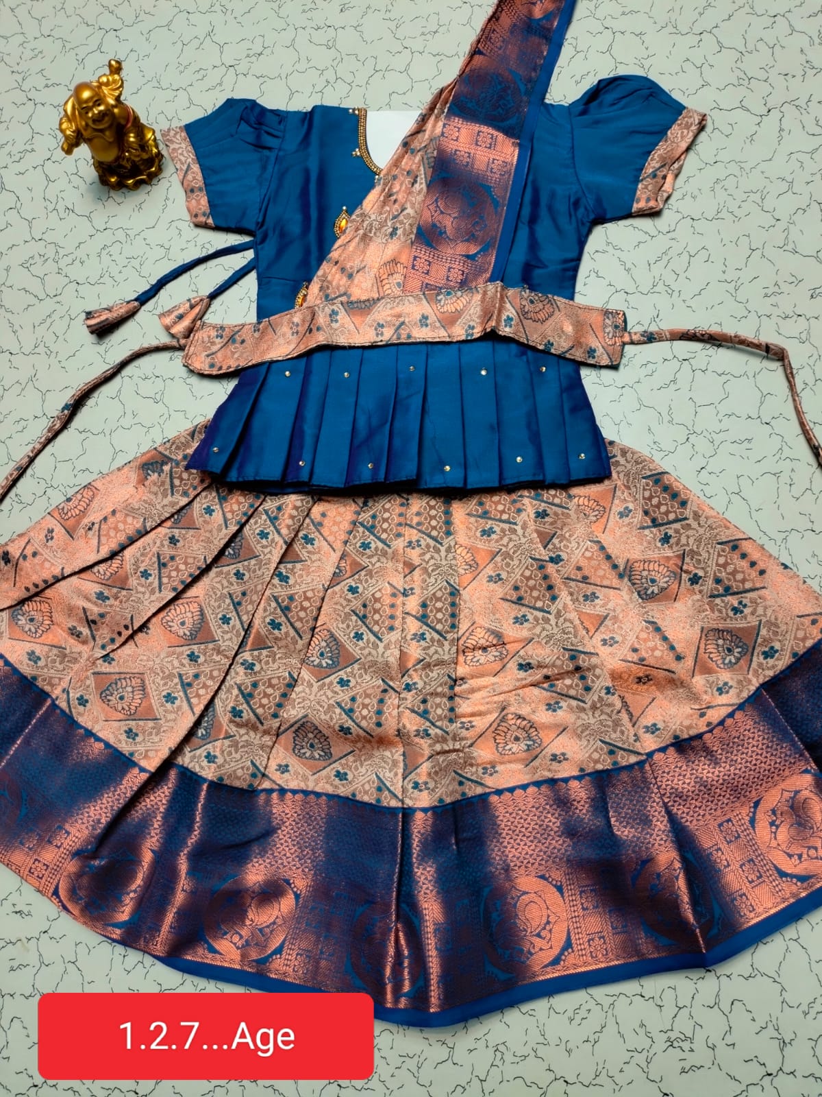 Traditional Pattu Pavadai Set