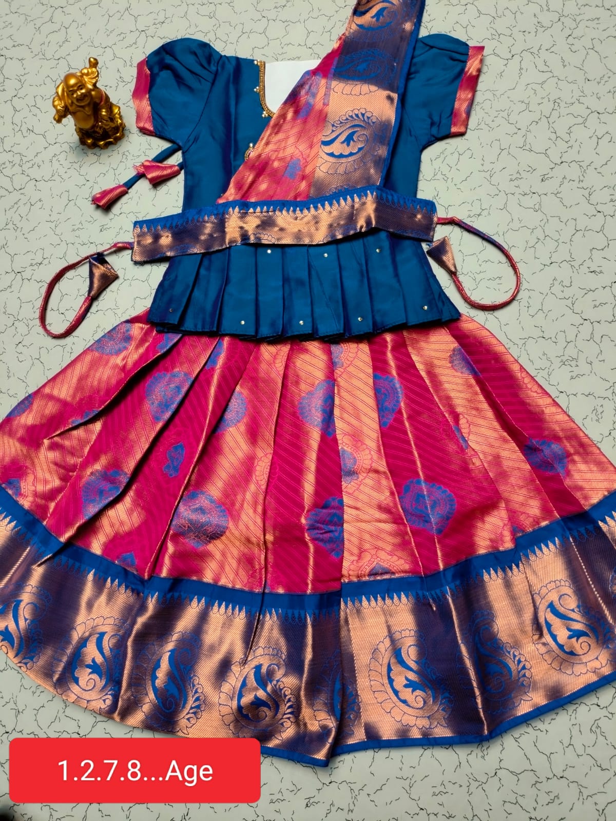 Traditional Pattu Pavadai Set