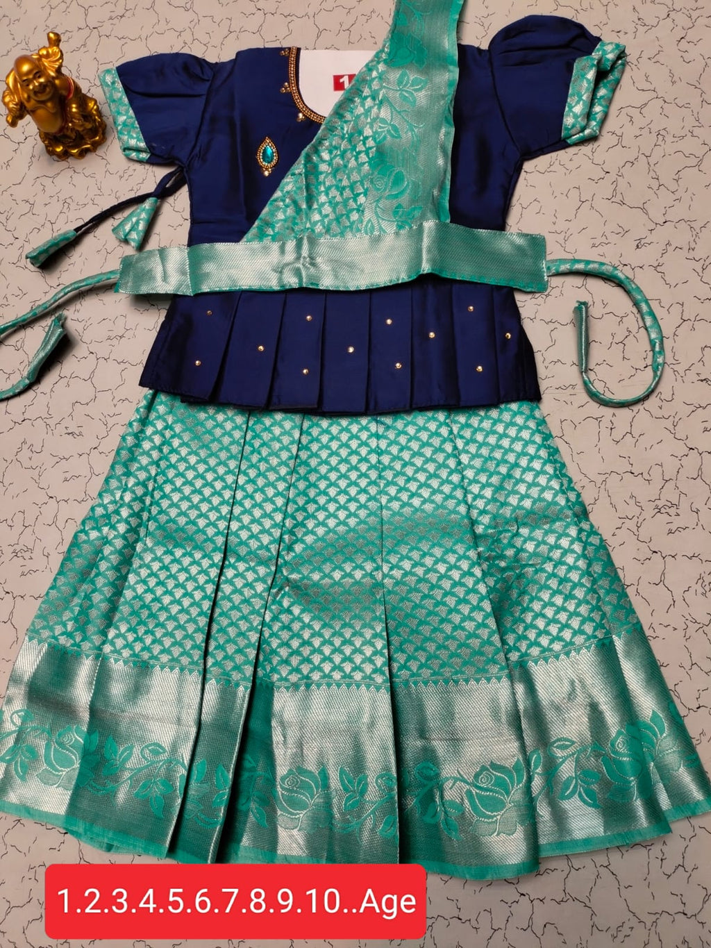 Traditional Pattu Pavadai Set