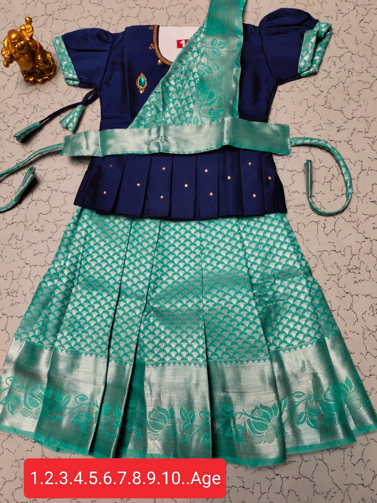 Traditional Pattu Pavadai Set