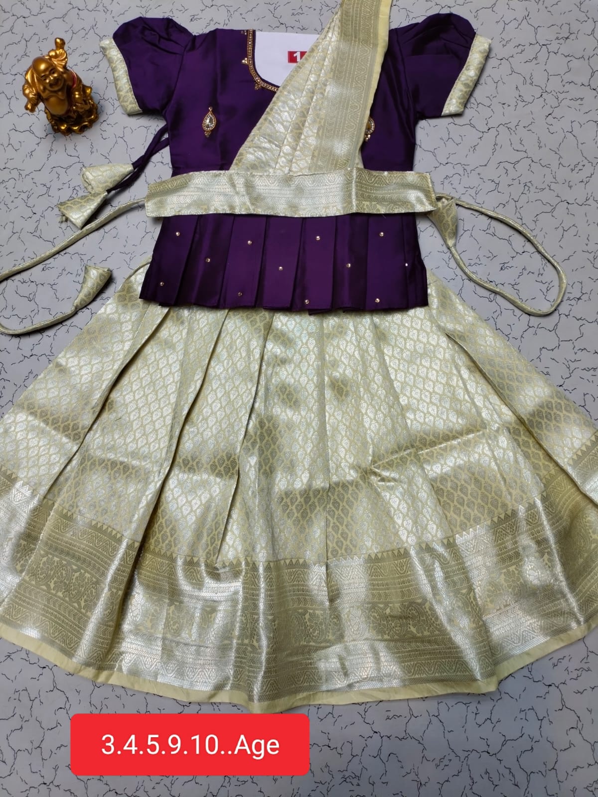 Traditional Pattu Pavadai Set