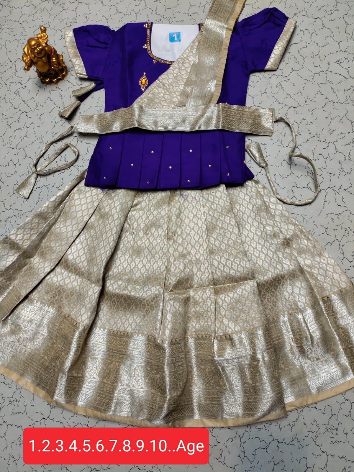 Traditional Pattu Pavadai Set