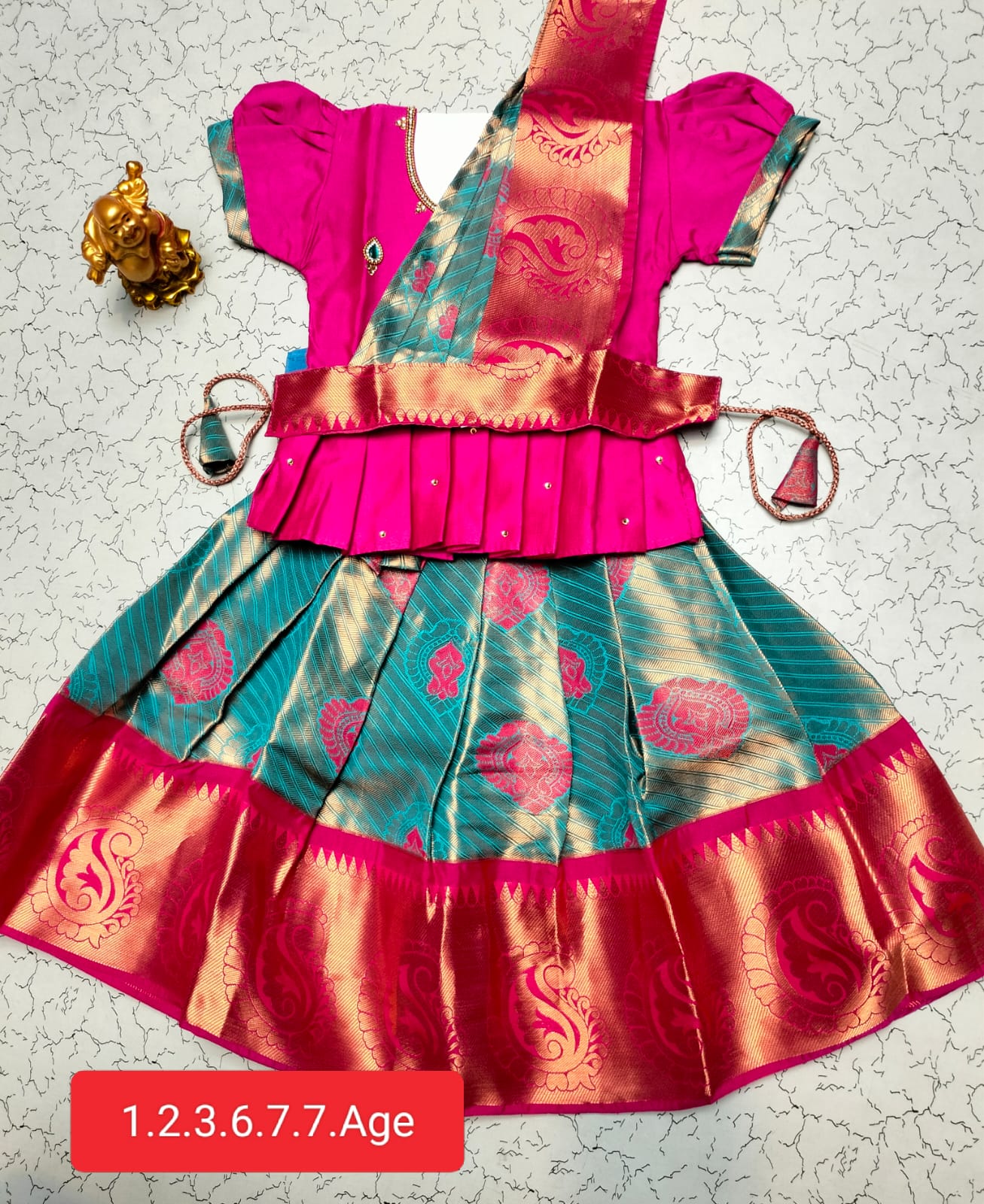 Traditional Pattu Pavadai Set