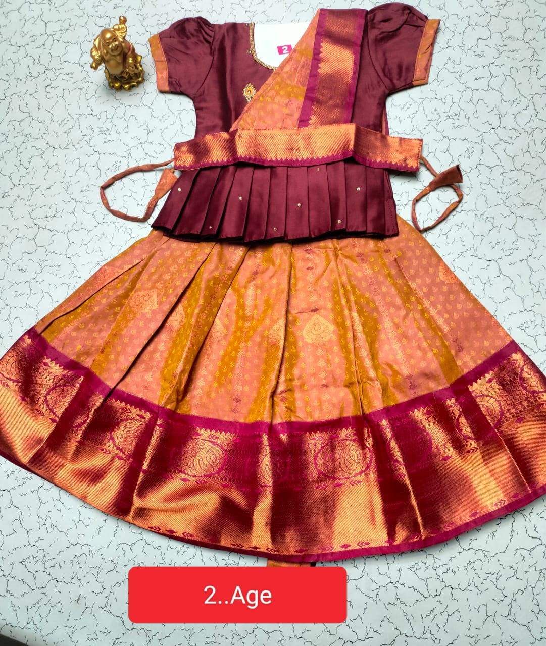 Traditional Pattu Pavadai Set