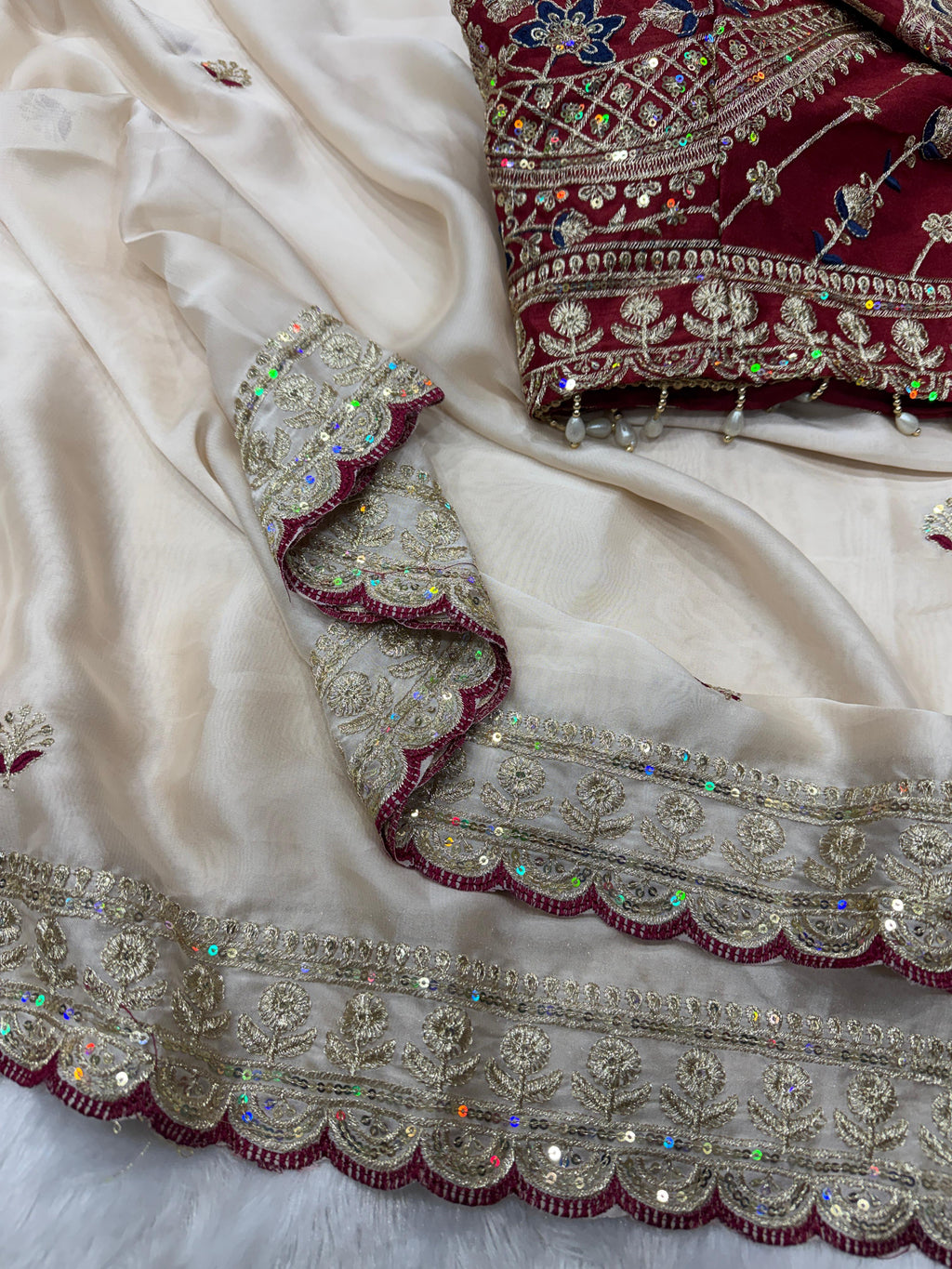 Trending Designer Rangoli Silk Saree