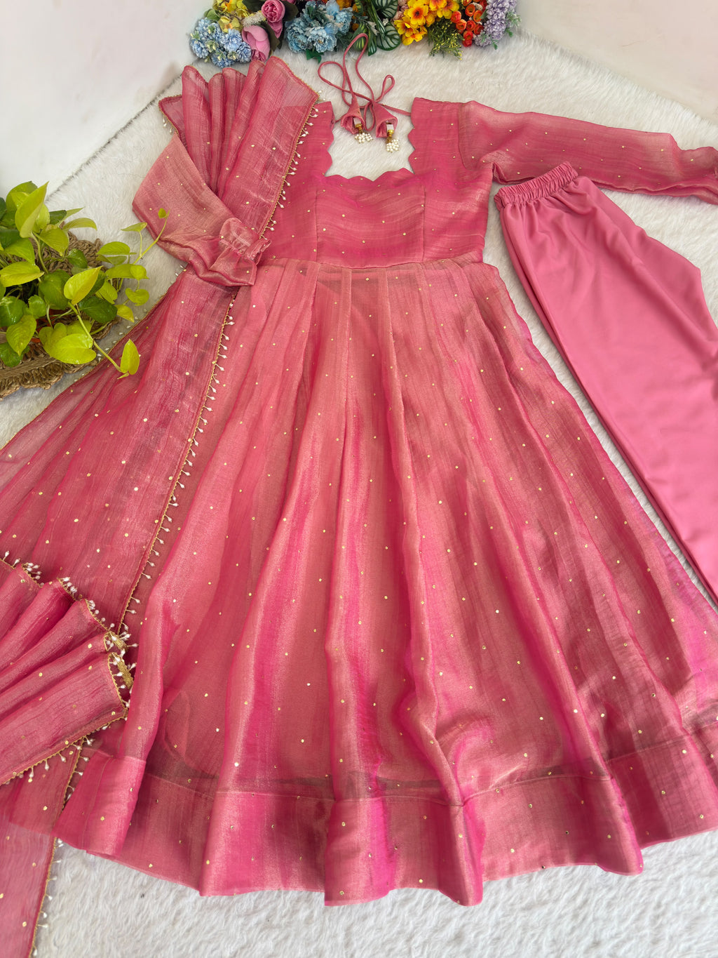 Salsa Silk Gown Set