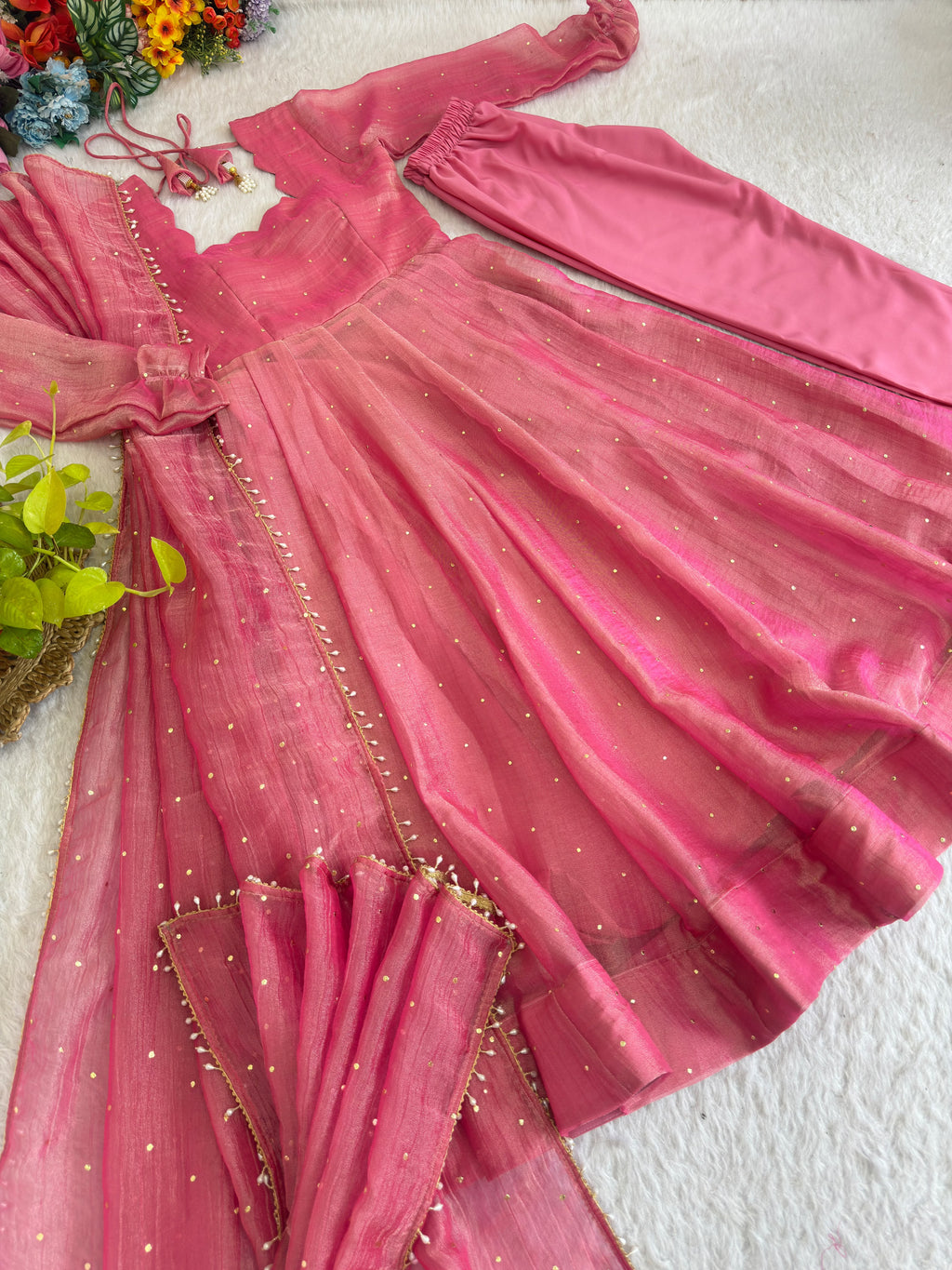 Salsa Silk Gown Set