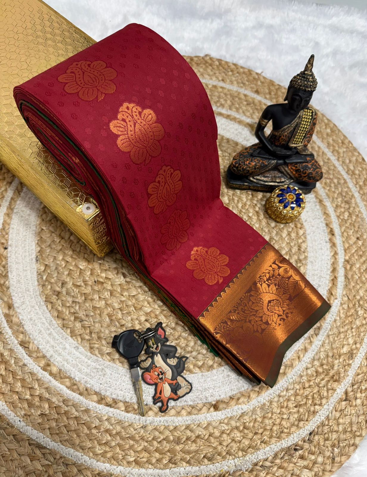 Premium Emboss Saree