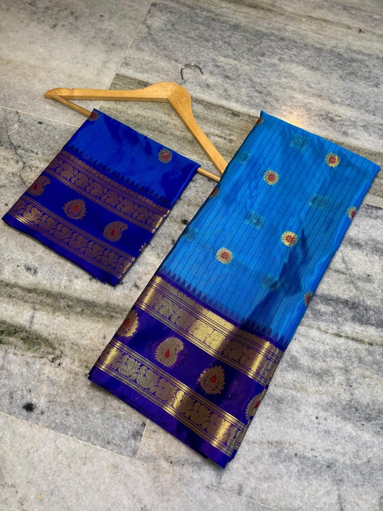 Semi Kancheepuram Silk Saree