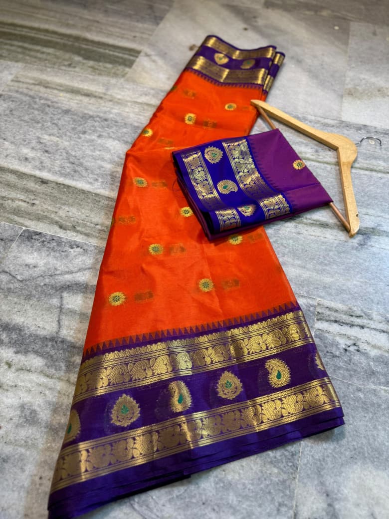 Semi Kancheepuram Silk Saree