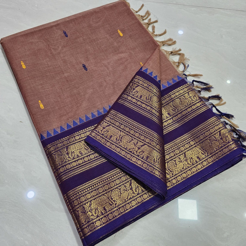 Kanchi Cotton Butta Saree