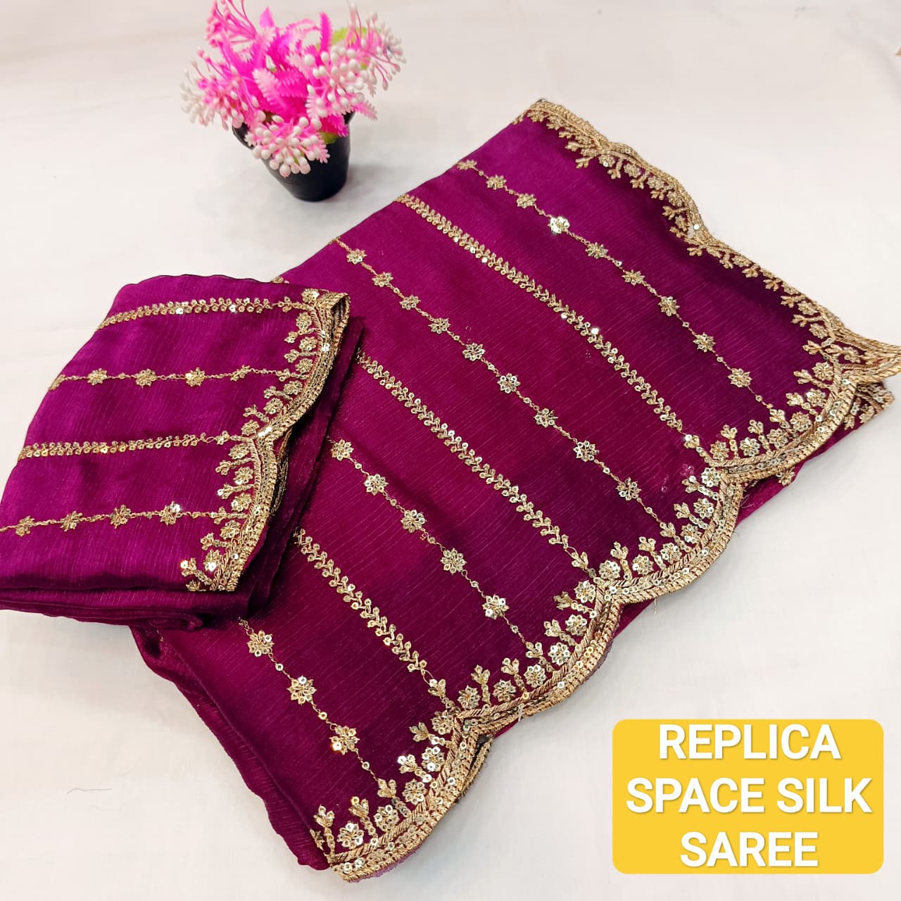 Replica Space Silk Saree