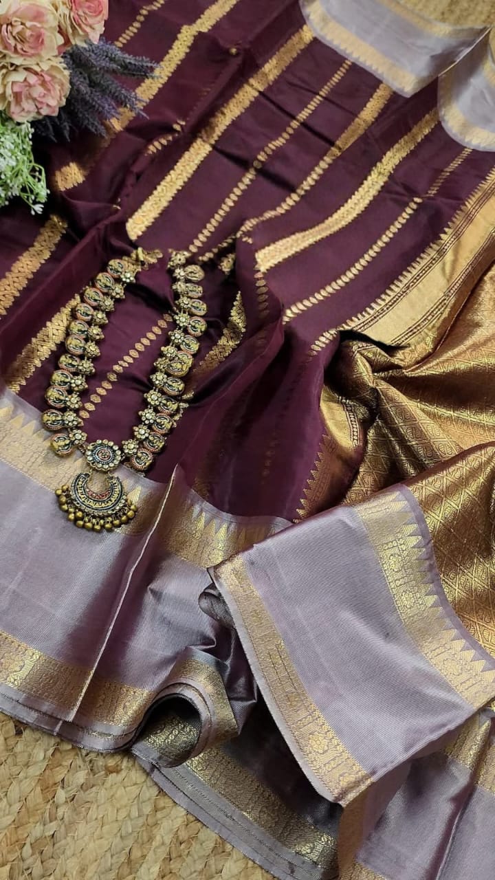 Party Wear Tissue Silk Saree