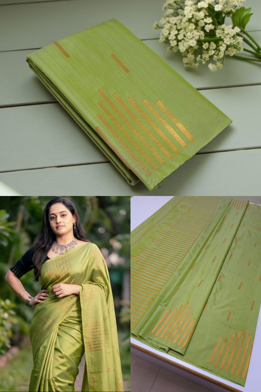 Arani Vairaoosi Soft Silk Sarees with Running Blouse