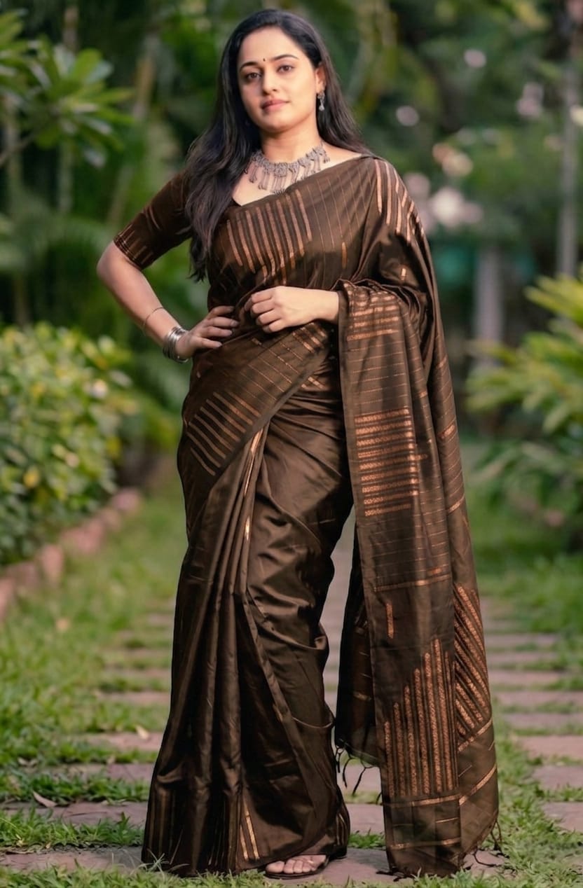 Arani Vairaoosi Soft Silk Sarees with Running Blouse