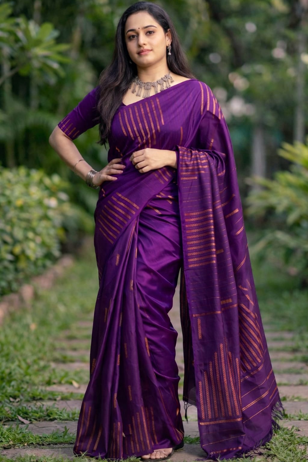 Arani Vairaoosi Soft Silk Sarees with Running Blouse