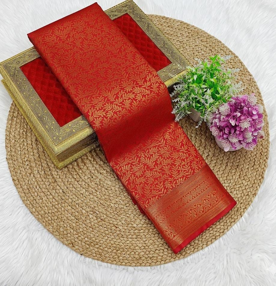 Samuthrika/Vasthrukala Bridal Fancy Silk Saree