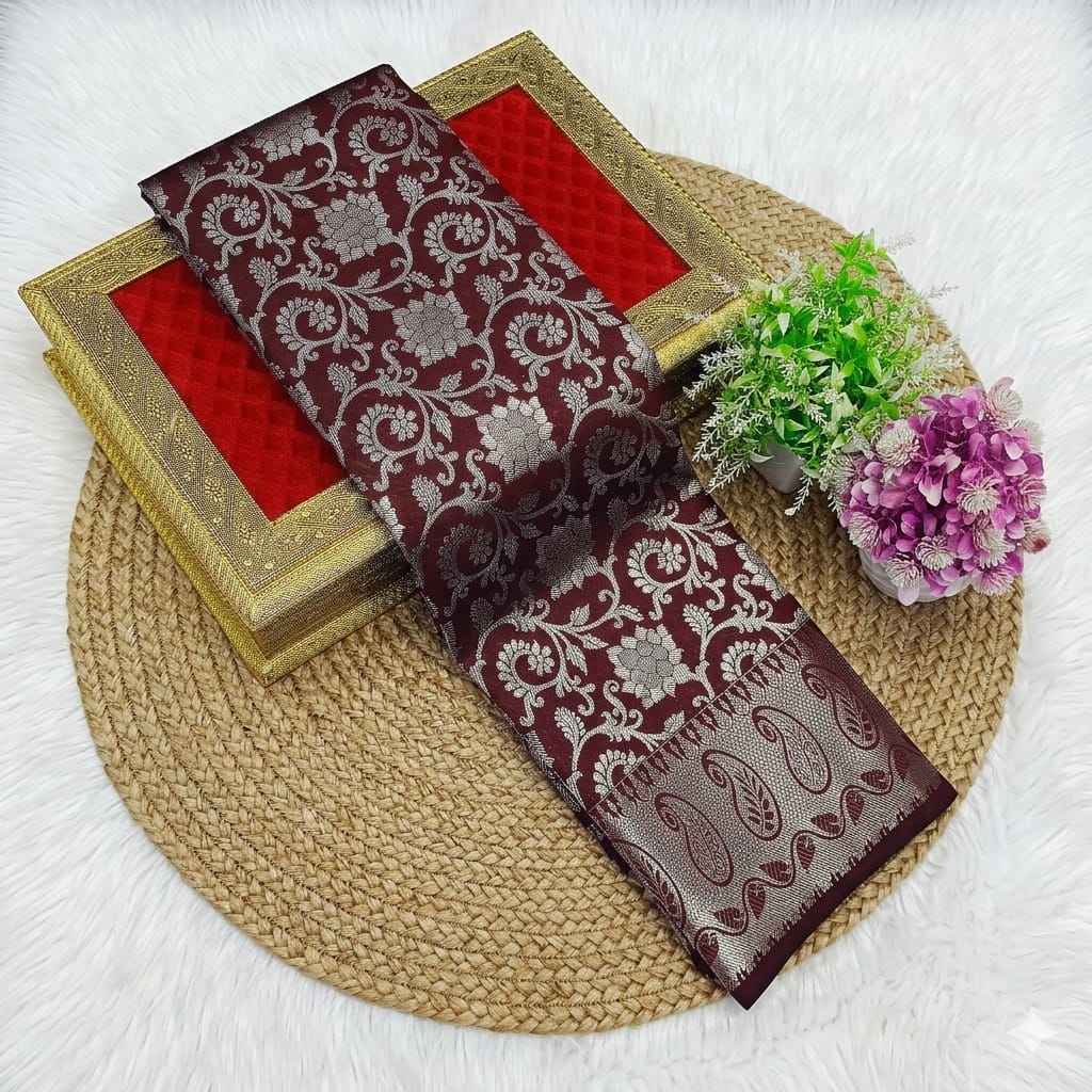 Samuthrika/Vasthrukala Bridal Fancy Silk Saree