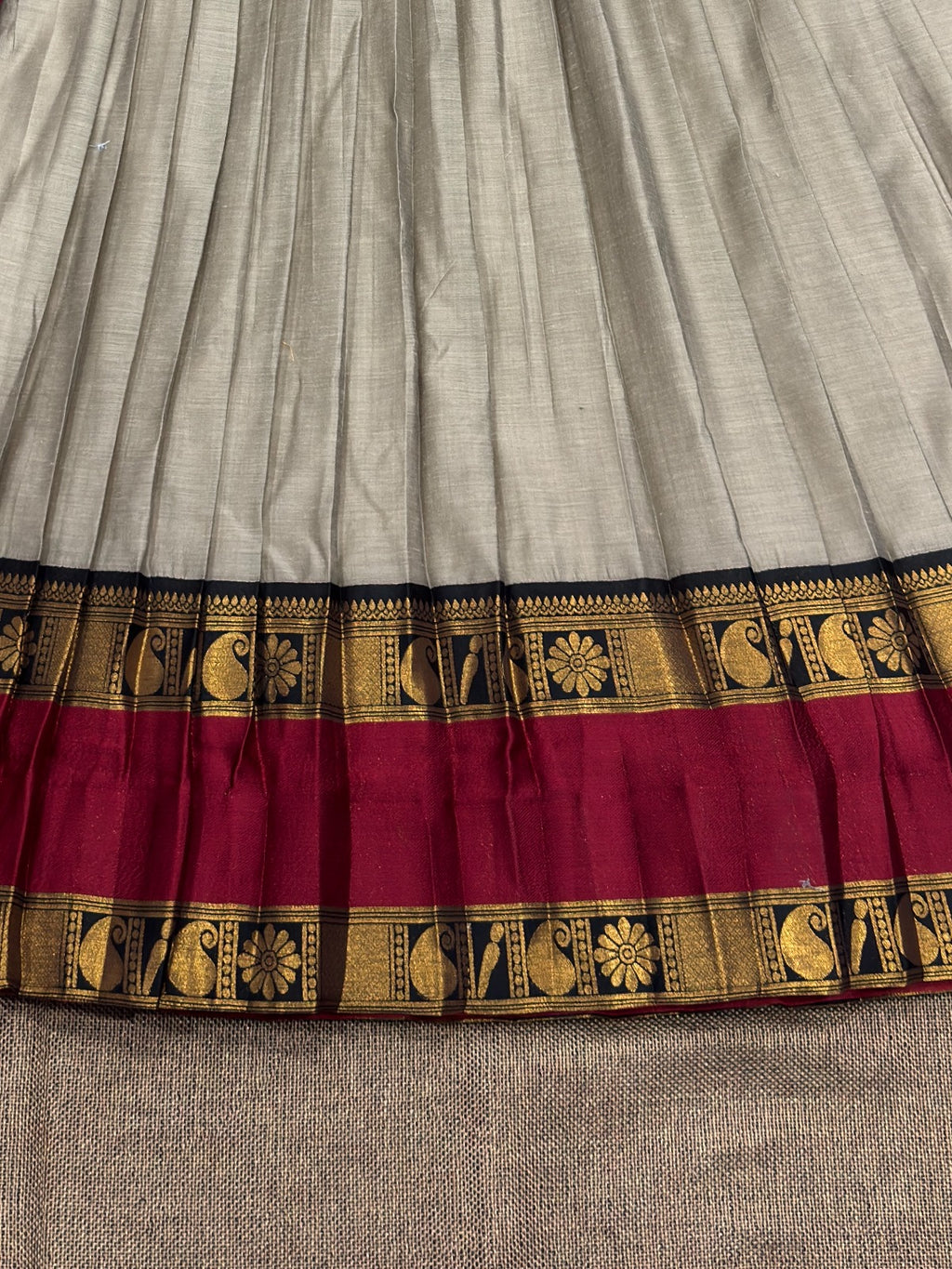 Kanjivaram Cotton Silk Lehenga Set