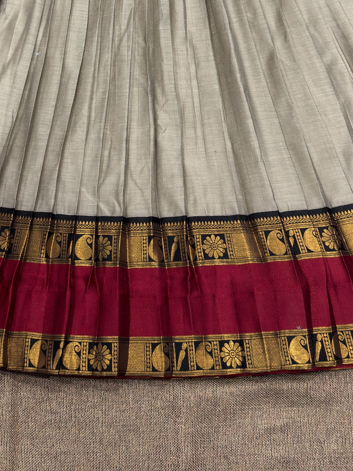 Kanjivaram Cotton Silk Lehenga Set