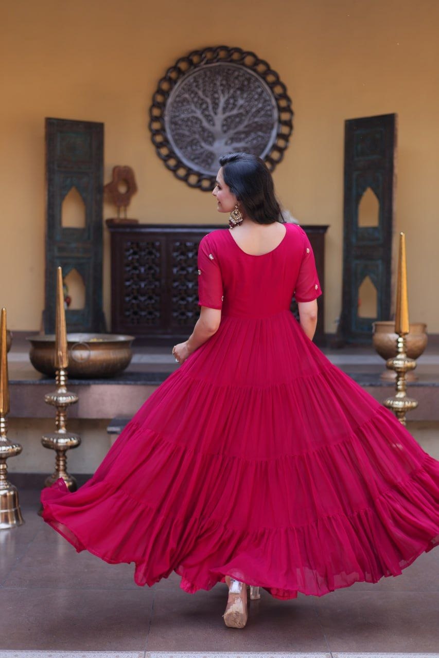 Designer Embroidered Gown
