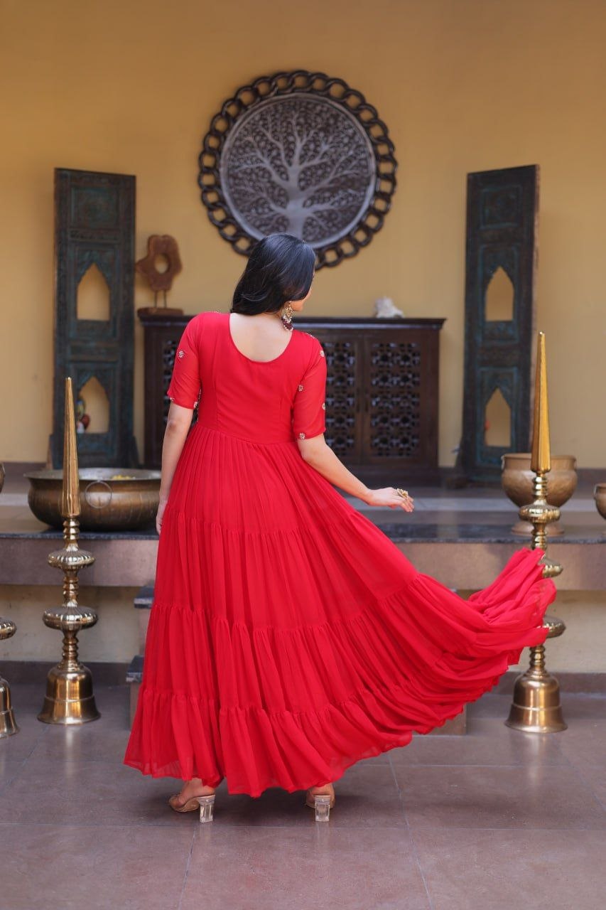 Designer Embroidered Gown
